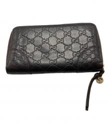 GUCCI（グッチ）の古着「GG柄 ラウンドファスナー 長財布」｜ブラウン