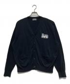 Hysteric Glamourヒステリックグラマー）の古着「25SS SMOKING GIRLジャカード カーディガン」｜ブラック