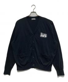 Hysteric Glamour（ヒステリックグラマー）の古着「25SS SMOKING GIRLジャカード カーディガン」｜ブラック