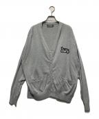 Hysteric Glamourヒステリックグラマー）の古着「25SS SMOKING GIRLジャカード カーディガン」｜グレー