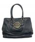 TORY BURCH（トリーバーチ）の古着「レザートートバッグ」｜ブラック