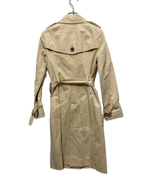 BURBERRY BLUE LABEL（バーバリー ブルー レーベル）BURBERRY BLUE LABEL (バーバリー ブルー レーベル) 裏地チェック　トレンチコート ベージュ サイズ:36の古着・服飾アイテム
