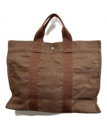 HERMES（エルメス）の古着「エールラインMMトートバッグ」｜ブラウン