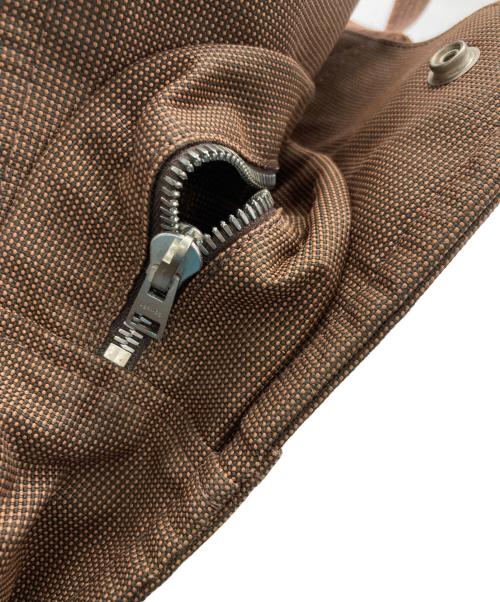 HERMES（エルメス）HERMES (エルメス) エールラインMMトートバッグ ブラウンの古着・服飾アイテム