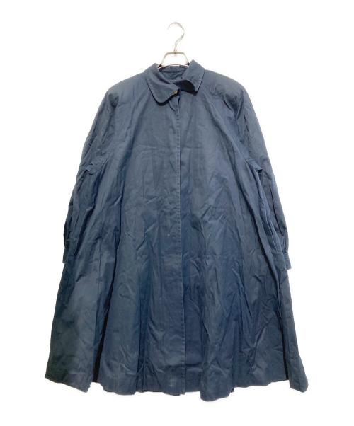 Yves Saint Laurent（イヴサンローラン）Yves Saint Laurent (イヴサンローラン) ステンカラーコート ネイビー サイズ:9A3の古着・服飾アイテム