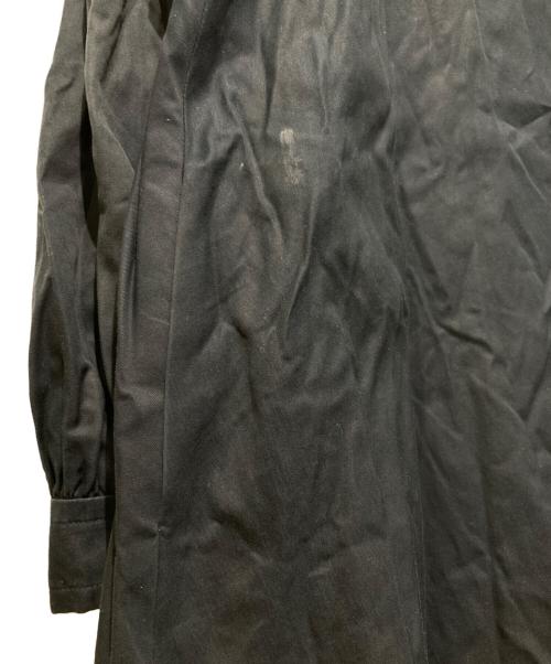 Yves Saint Laurent（イヴサンローラン）Yves Saint Laurent (イヴサンローラン) ステンカラーコート ネイビー サイズ:9A3の古着・服飾アイテム