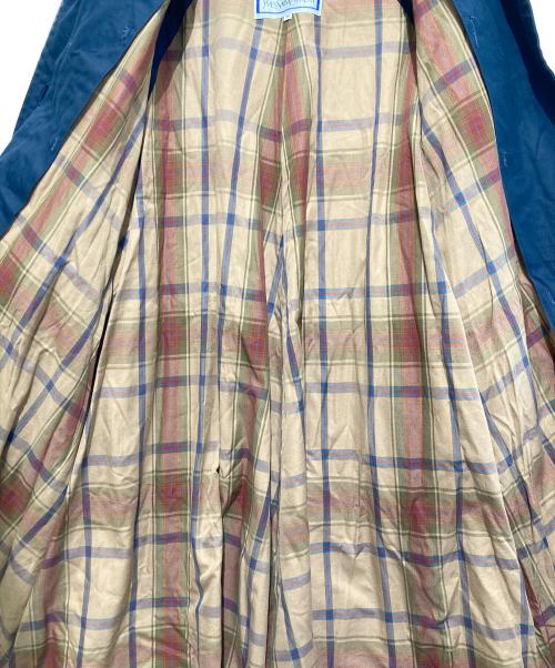 Yves Saint Laurent（イヴサンローラン）Yves Saint Laurent (イヴサンローラン) ステンカラーコート ネイビー サイズ:9A3の古着・服飾アイテム