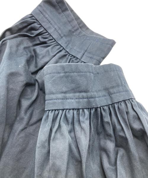 Yves Saint Laurent（イヴサンローラン）Yves Saint Laurent (イヴサンローラン) ステンカラーコート ネイビー サイズ:9A3の古着・服飾アイテム