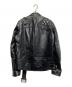 JAM HOME MADE (ジャムホームメイド) レザーライダースジャケット ブラック サイズ:L：35000円