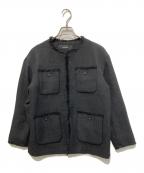 JOURNAL STANDARDジャーナルスタンダード）の古着「ツイードジャケット」｜ブラック