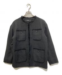 JOURNAL STANDARD（ジャーナルスタンダード）の古着「ツイードジャケット」｜ブラック