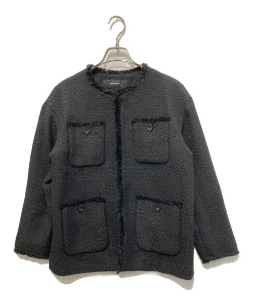 JOURNAL STANDARD（ジャーナルスタンダード）JOURNAL STANDARD (ジャーナルスタンダード) ツイードジャケット ブラック サイズ:Freeの古着・服飾アイテム