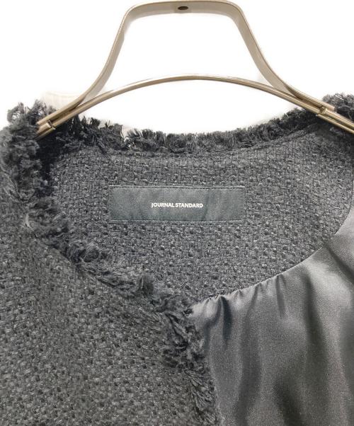 JOURNAL STANDARD（ジャーナルスタンダード）JOURNAL STANDARD (ジャーナルスタンダード) ツイードジャケット ブラック サイズ:Freeの古着・服飾アイテム