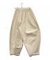 Curensology (カレンソロジー) コットンリネンドロストパンツ ベージュ サイズ:Free：14000円