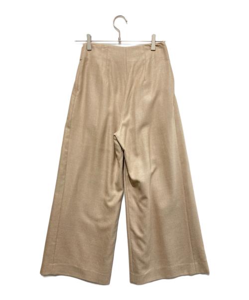 kiton（キートン）Kiton (キートン) タックワイドパンツ ベージュ サイズ:38の古着・服飾アイテム