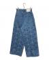 MACPHEE (マカフィー) ボタニカルエンブロイダリーデニム タックワイドパンツ スカイブルー サイズ:32：11000円