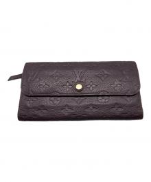 LOUIS VUITTON（ルイ ヴィトン）の古着「長財布/ポルトフォイユ・ヴィルトゥオーズ」｜パープル