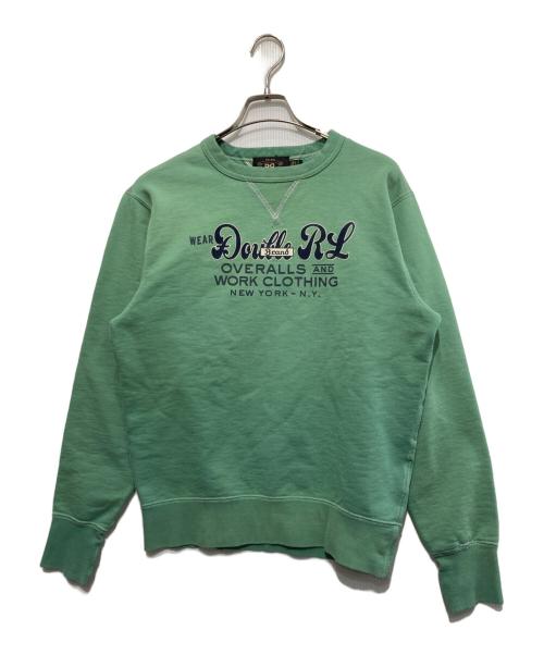 RRL（ダブルアールエル）RRL (ダブルアールエル) 23AWロゴスウェット 黄緑 サイズ:Sの古着・服飾アイテム