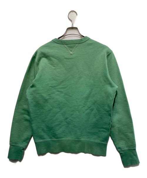 RRL（ダブルアールエル）RRL (ダブルアールエル) 23AWロゴスウェット 黄緑 サイズ:Sの古着・服飾アイテム