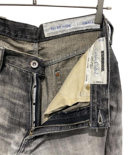 NEIGHBORHOOD（ネイバーフッド）NEIGHBORHOOD (ネイバーフッド) SAVAGE DENIM DP WIDE PANTS ブラック サイズ:Sの古着・服飾アイテム