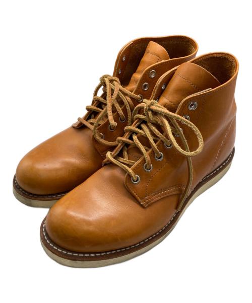 RED WING（レッドウィング）RED WING (レッドウィング) 6インチ・プレーントゥブーツ ブラウン サイズ:25.5cmの古着・服飾アイテム