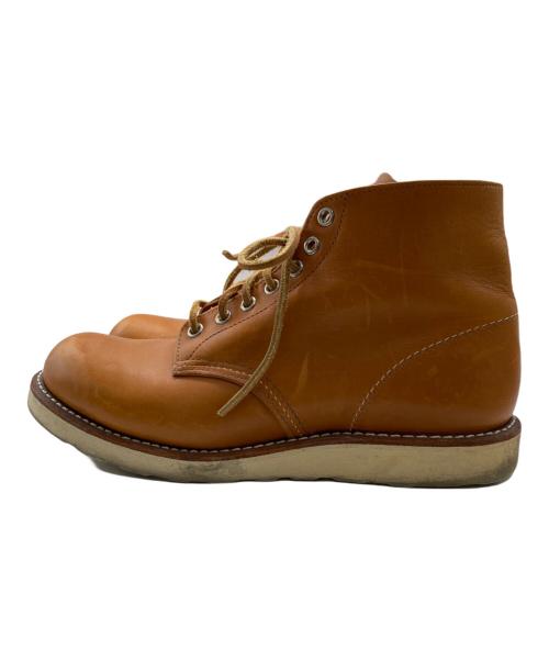 RED WING（レッドウィング）RED WING (レッドウィング) 6インチ・プレーントゥブーツ ブラウン サイズ:25.5cmの古着・服飾アイテム