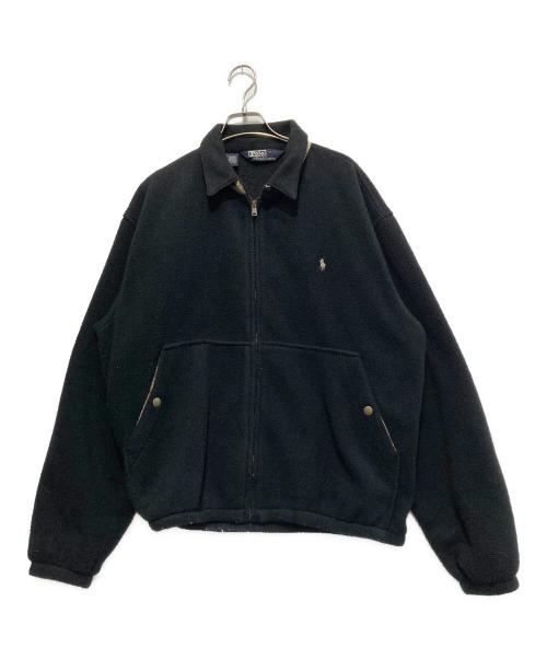 POLO RALPH LAUREN（ポロ・ラルフローレン）POLO RALPH LAUREN (ポロ・ラルフローレン) フリースジャケット ブラック サイズ:Lの古着・服飾アイテム