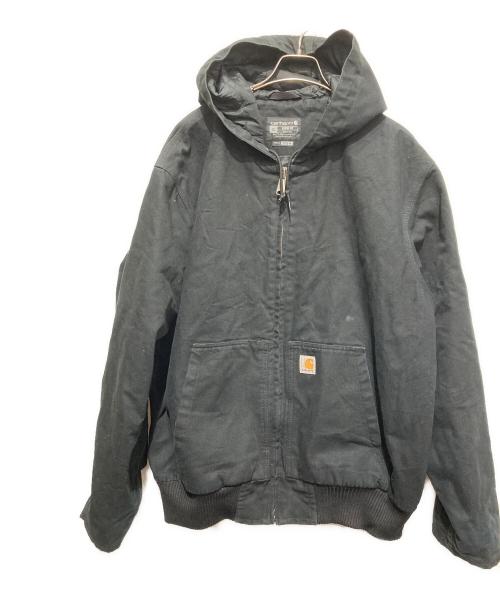 CarHartt（カーハート）CarHartt (カーハート) LOOSE FIT WASHED DUCK INSULATED ACTIVE JACKET ブラック サイズ:XLの古着・服飾アイテム