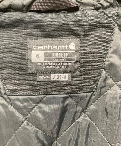 CarHartt（カーハート）CarHartt (カーハート) LOOSE FIT WASHED DUCK INSULATED ACTIVE JACKET ブラック サイズ:XLの古着・服飾アイテム