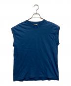 AURALEEオーラリー）の古着「SEAMLESS CREW NECK SLEEVELESS」｜ブルー