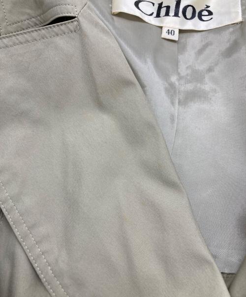 Chloe（クロエ）Chloe (クロエ) ダブルコート ベージュ サイズ:40の古着・服飾アイテム