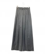 Drawing Numbersドローイングナンバーズ）の古着「センタープレスワイドパンツ」｜チャコールグレー