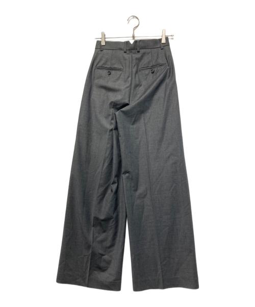 Drawing Numbers（ドローイングナンバーズ）Drawing Numbers (ドローイングナンバーズ) センタープレスワイドパンツ チャコールグレー サイズ:34の古着・服飾アイテム