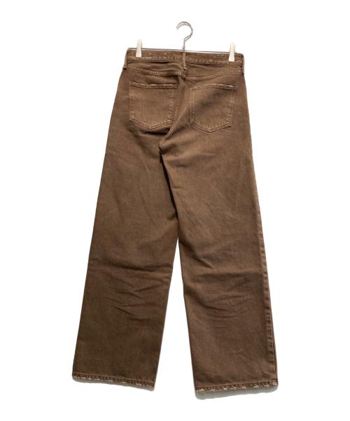 upper hights（アッパーハイツ）upper hights (アッパーハイツ) THE NIECE MID-RISE ブラウン サイズ:23の古着・服飾アイテム