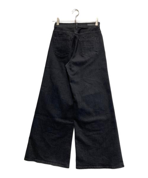 YANUK（ヤヌーク）YANUK (ヤヌーク) カーブテーパード LAURA デニムパンツ ブラック サイズ:25の古着・服飾アイテム