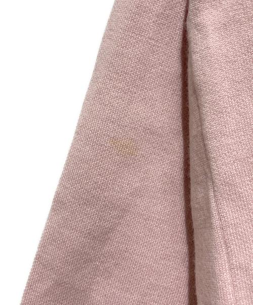 Noble（ノーブル）Noble (ノーブル) ファインメリノウールVネックニット ピンク サイズ:Freeの古着・服飾アイテム