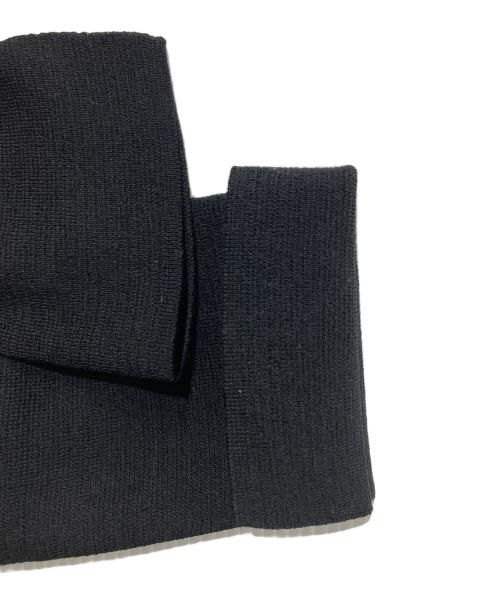 Aquascutum（アクアスキュータム）Aquascutum (アクアスキュータム) ミラノリブ ニットジャケット ブラック サイズ:8の古着・服飾アイテム