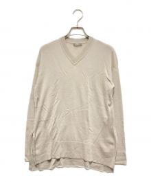 theory luxe（セオリーリュクス）の古着「Lawrence Rolly ニット」｜ベージュ