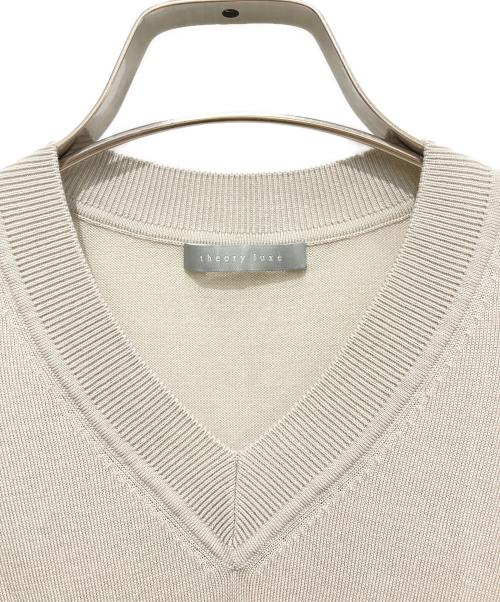 theory luxe（セオリーリュクス）theory luxe (セオリーリュクス) Lawrence Rolly ニット ベージュ サイズ:32の古着・服飾アイテム