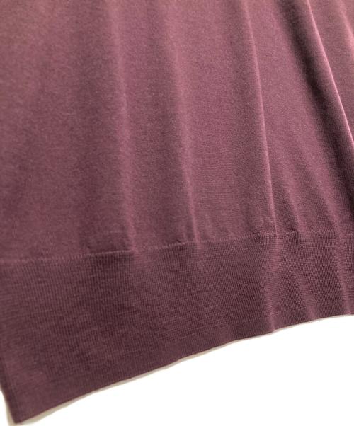 VERMEIL par iena（ヴェルメイユ パー イエナ）VERMEIL par iena (ヴェルメイユ パー イエナ) GLOW wool crew knit ボルドー サイズ:freeの古着・服飾アイテム