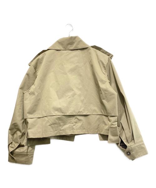 LIBERADD（リベラド）LIBERADD (リベラド) トレンチショートジャケット カーキ サイズ:FREEの古着・服飾アイテム