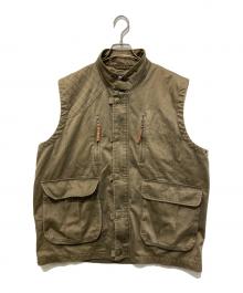 J.PETERMAN（ジェー ピーターマン）の古着「カーゴベスト/ユーティリティベスト」｜オリーブ