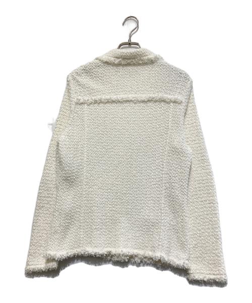 ESCADA（エスカーダ）ESCADA (エスカーダ) ツイードジャケット ホワイト サイズ:38の古着・服飾アイテム