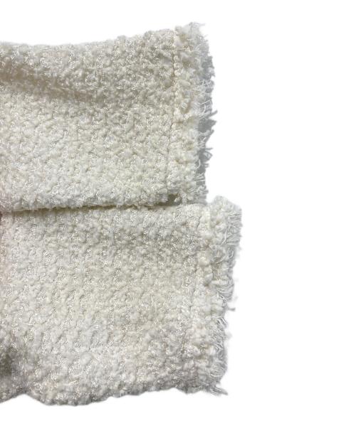 ESCADA（エスカーダ）ESCADA (エスカーダ) ツイードジャケット ホワイト サイズ:38の古着・服飾アイテム