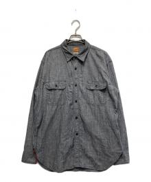 FREAK'S STORE（フリークスストア）の古着「JAPAN CHAMBRAY SHIRT」｜ブラック