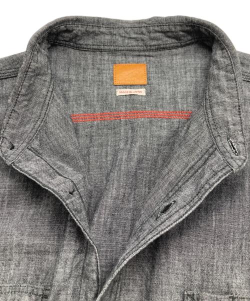 FREAK'S STORE（フリークスストア）FREAK'S STORE (フリークスストア) JAPAN CHAMBRAY SHIRT ブラック サイズ:Mの古着・服飾アイテム