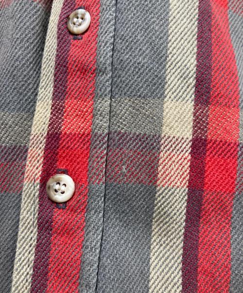 FIVE BROTHER（ファイブブラザー）FIVE BROTHER (ファイブブラザー) ネルシャツ レッド×ライトグレー サイズ:3XLの古着・服飾アイテム