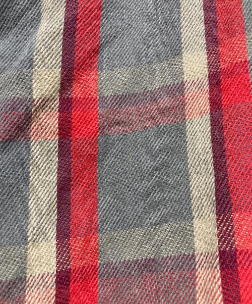 FIVE BROTHER（ファイブブラザー）FIVE BROTHER (ファイブブラザー) ネルシャツ レッド×ライトグレー サイズ:3XLの古着・服飾アイテム