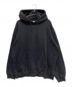 MSGMエムエスジーエム）の古着「LOGO PRINT HOODY」｜ブラック