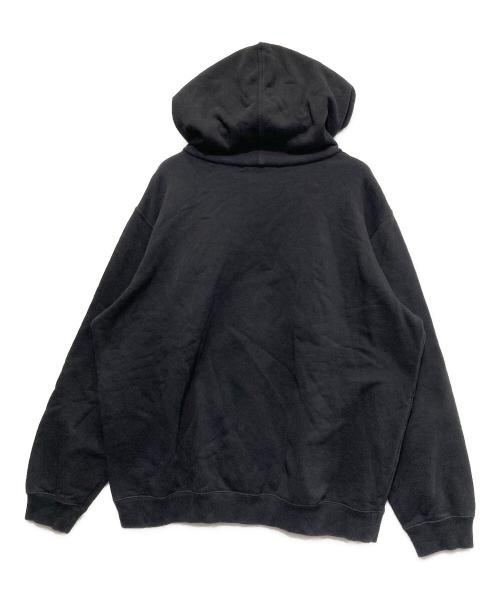 MSGM（エムエスジーエム）MSGM (エムエスジーエム) LOGO PRINT HOODY ブラック サイズ:Mの古着・服飾アイテム